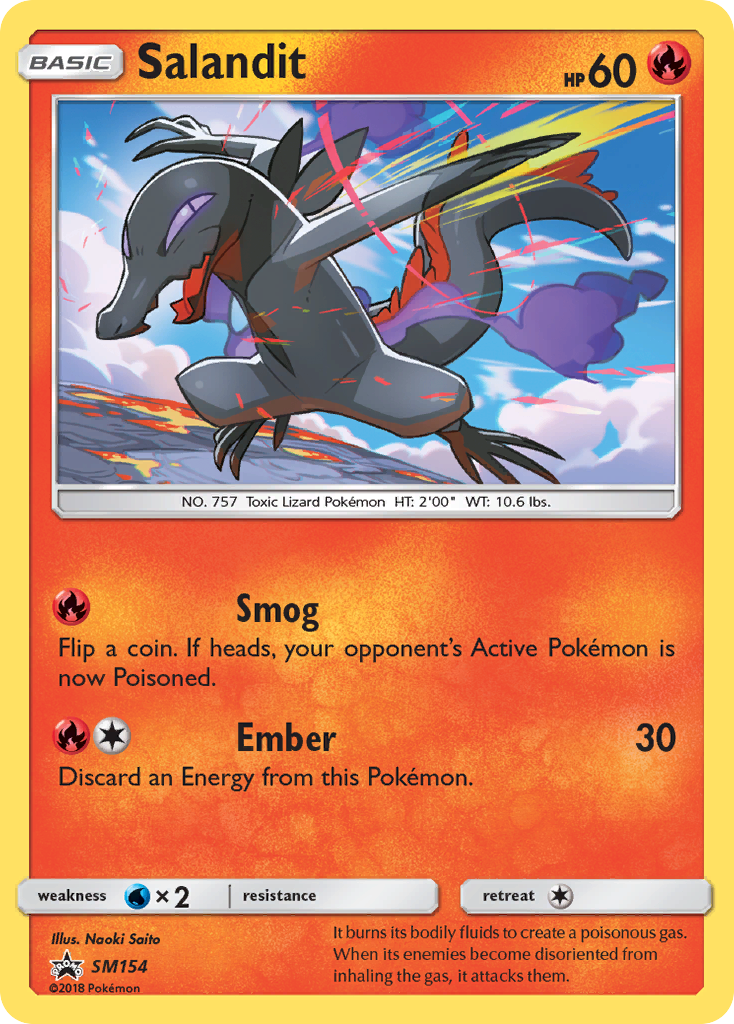 Salandit (SM154) [Sun & Moon: Black Star Promos] | Enigma On Main