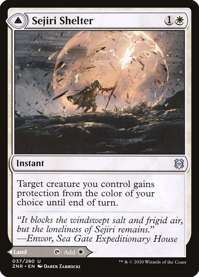 Sejiri Shelter // Sejiri Glacier [Zendikar Rising] | Enigma On Main