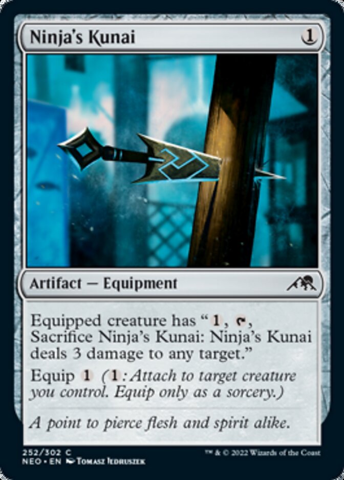 Ninja's Kunai [Kamigawa: Neon Dynasty] | Enigma On Main