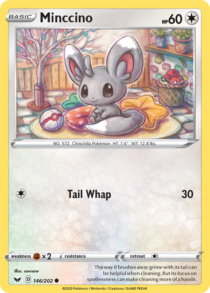 Minccino (146/202) [Sword & Shield: Base Set] | Enigma On Main