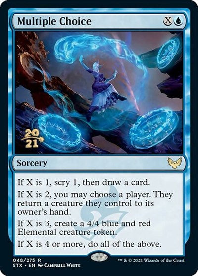 Multiple Choice [Strixhaven: School of Mages Prerelease Promos] | Enigma On Main