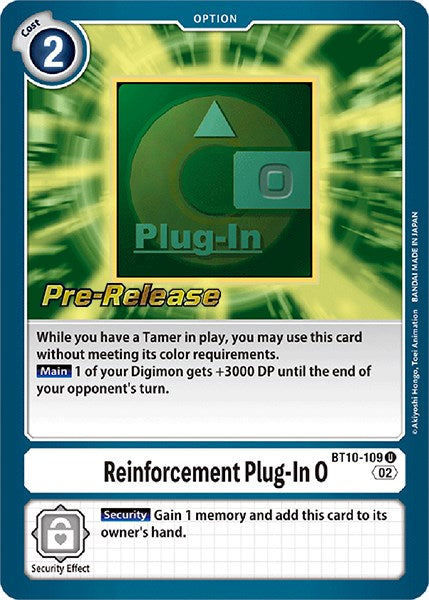 Reinforcement Plug-In 0 [BT10-109] [Xros Encounter Pre-Release Cards] | Enigma On Main