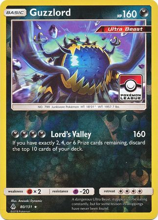 Guzzlord (80/131) (League Promo) [Sun & Moon: Forbidden Light] | Enigma On Main