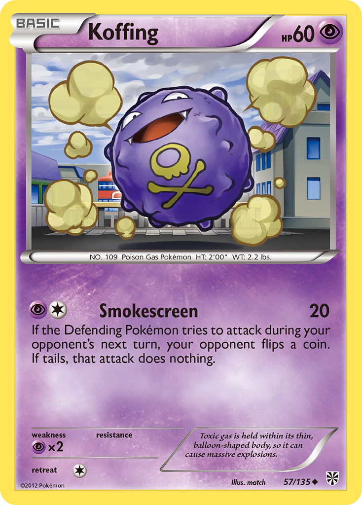 Koffing (57/135) [Black & White: Plasma Storm] | Enigma On Main