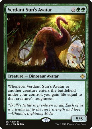 Verdant Sun's Avatar [Ixalan Promos] | Enigma On Main