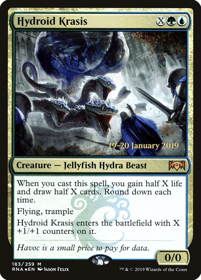 Hydroid Krasis [Ravnica Allegiance Prerelease Promos] | Enigma On Main