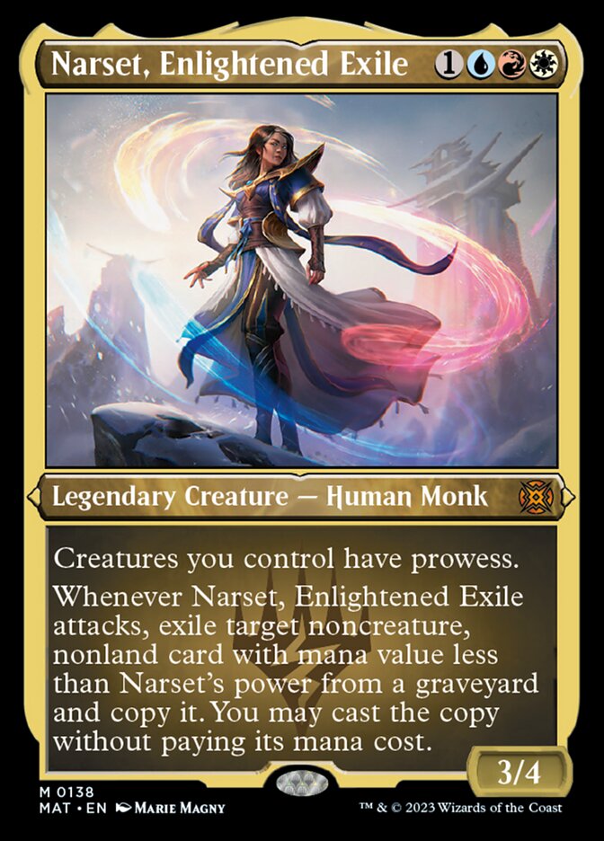 Narset, Enlightened Exile (Foil Etched) [March of the Machine: The Aftermath] | Enigma On Main