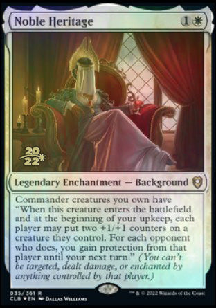 Noble Heritage [Commander Legends: Battle for Baldur's Gate Prerelease Promos] | Enigma On Main