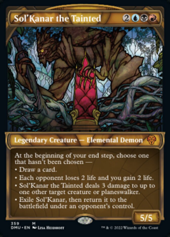 Sol'Kanar the Tainted (Showcase Textured) [Dominaria United] | Enigma On Main