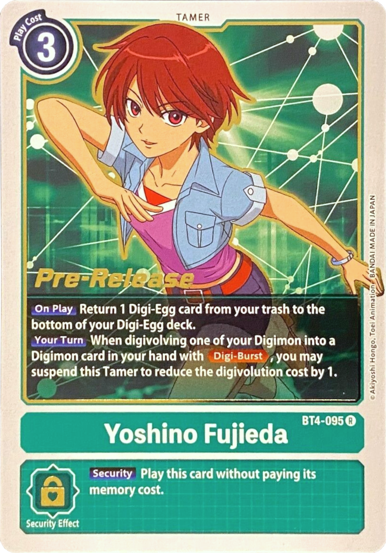 Yoshino Fujieda [BT4-095] [Great Legend Pre-Release Promos] | Enigma On Main