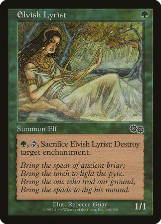 Elvish Lyrist [Urza's Saga] | Enigma On Main