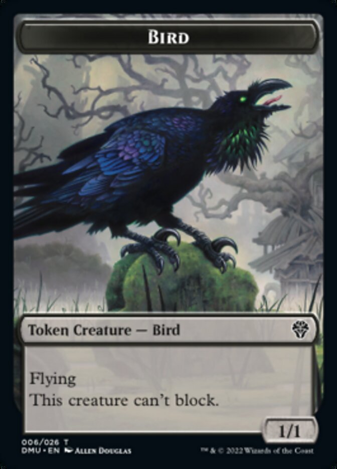 Bird Token (006) [Dominaria United Tokens] | Enigma On Main