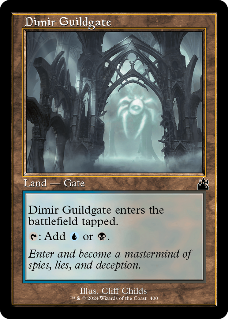 Dimir Guildgate (Retro Frame) [Ravnica Remastered] | Enigma On Main