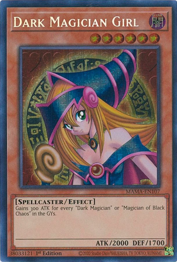 Dark Magician Girl [MAMA-EN107] Secret Pharaoh's Rare | Enigma On Main