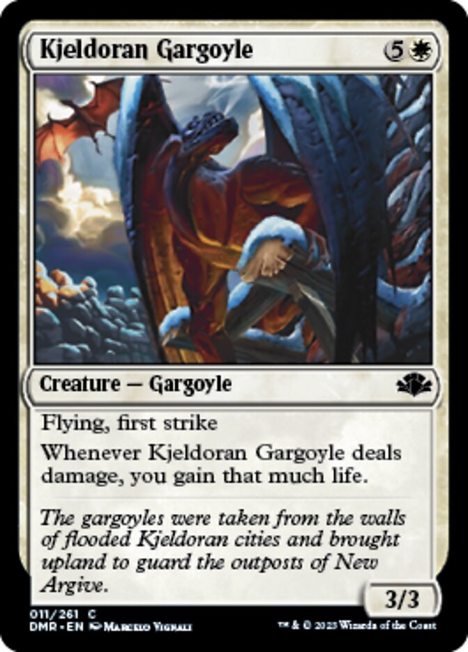 Kjeldoran Gargoyle [Dominaria Remastered] | Enigma On Main