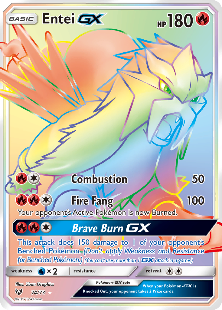 Entei GX (74/73) [Sun & Moon: Shining Legends] | Enigma On Main