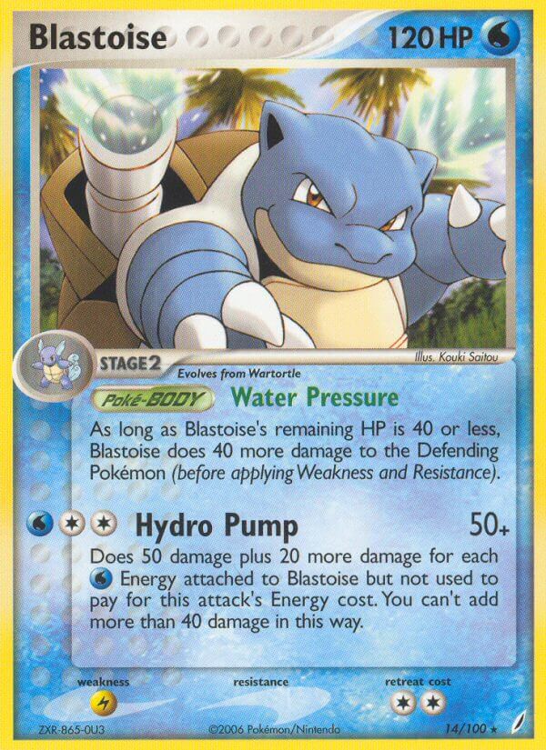 Blastoise (14/100) (Theme Deck Exclusive) [EX: Crystal Guardians] | Enigma On Main