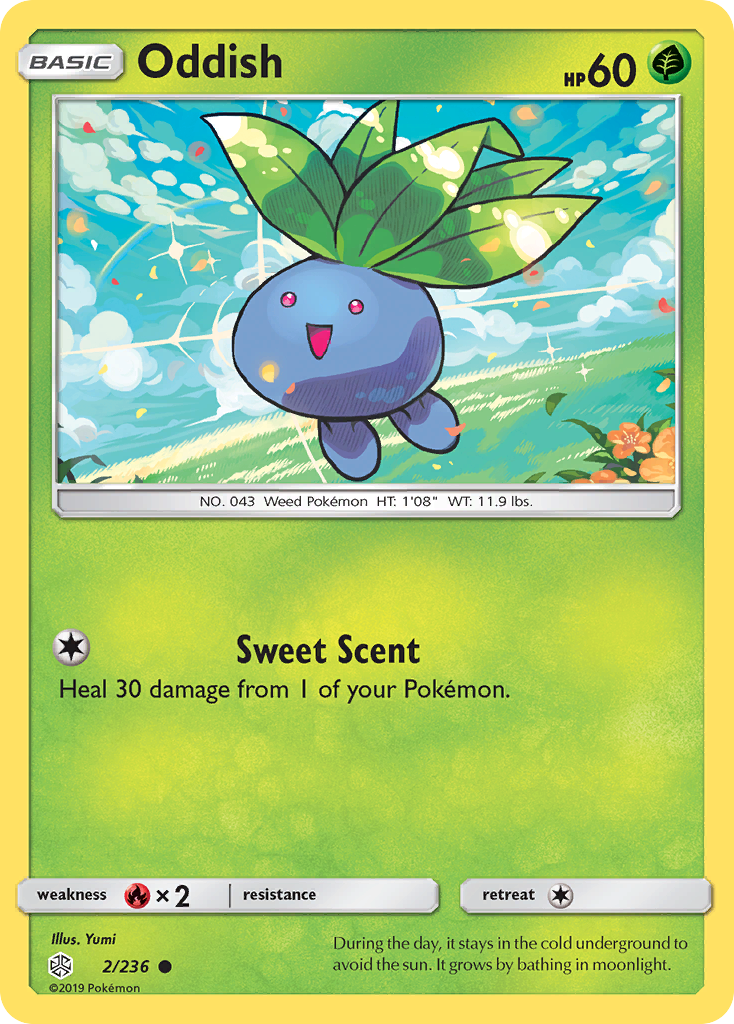 Oddish (2/236) [Sun & Moon: Cosmic Eclipse] | Enigma On Main