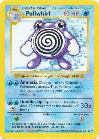 Poliwhirl (38/102) [Base Set Shadowless Unlimited] | Enigma On Main