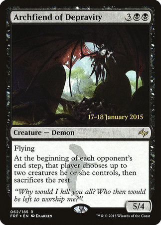 Archfiend of Depravity [Fate Reforged Promos] | Enigma On Main