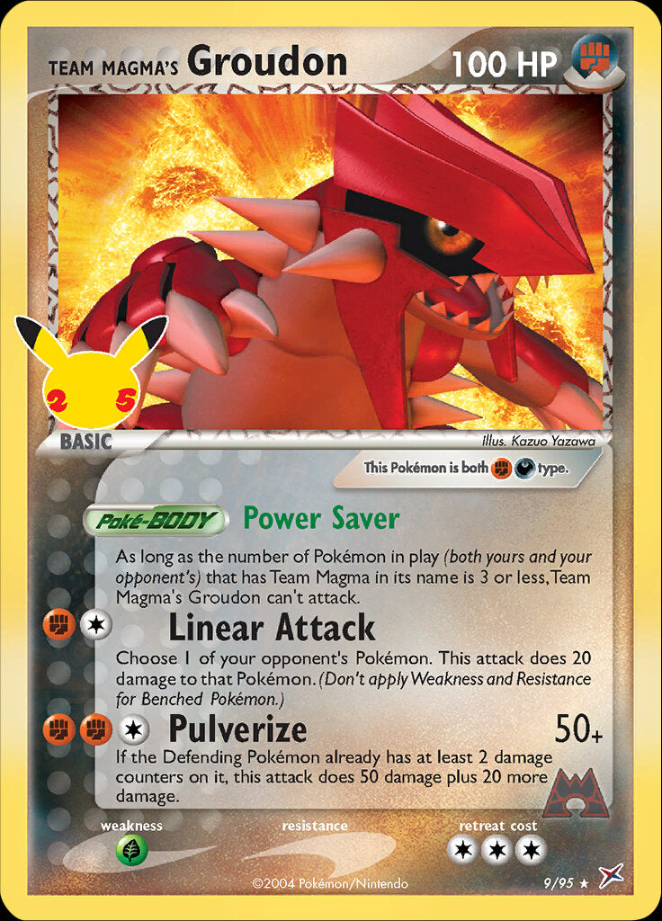 Team Magma's Groudon (9/95) [Celebrations: 25th Anniversary - Classic Collection] | Enigma On Main