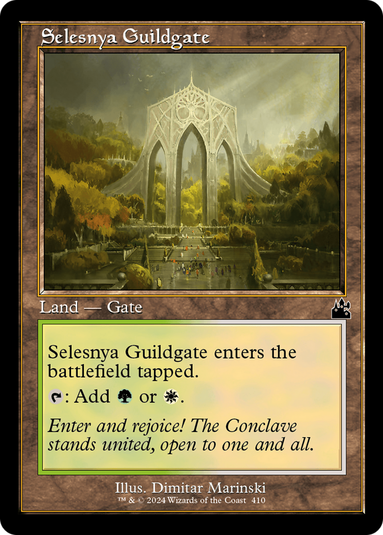 Selesnya Guildgate (Retro Frame) [Ravnica Remastered] | Enigma On Main