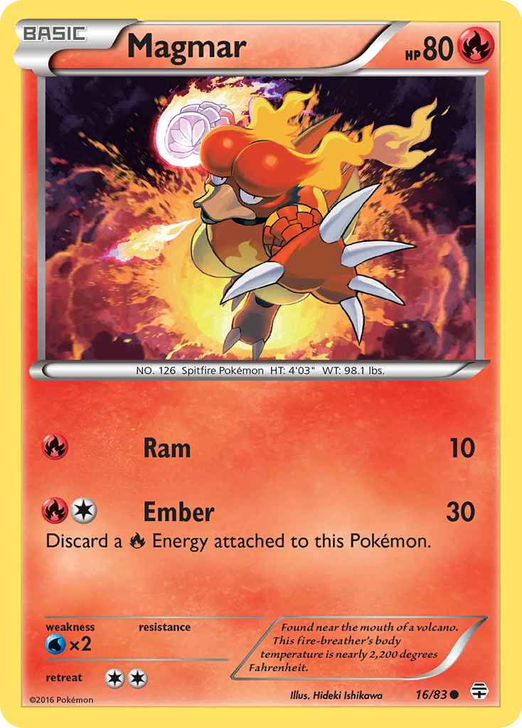 Magmar (16/83) [XY: Generations] | Enigma On Main