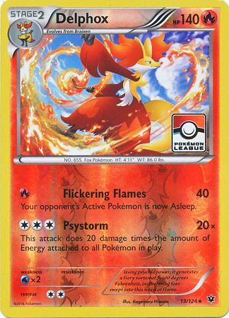 Delphox (13/124) (League Promo) [XY: Fates Collide] | Enigma On Main