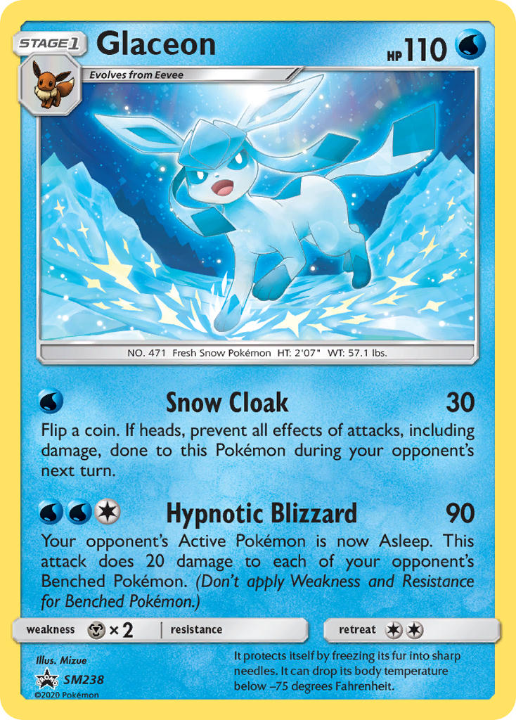 Glaceon (SM238) [Sun & Moon: Black Star Promos] | Enigma On Main