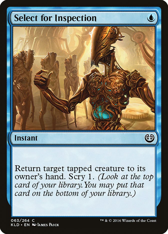 Select for Inspection [Kaladesh] | Enigma On Main