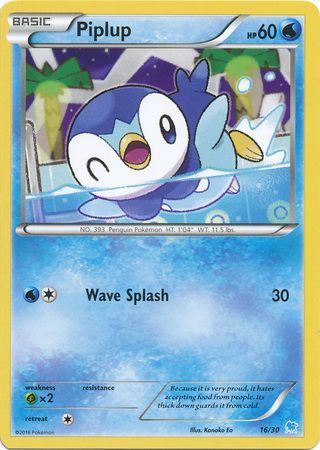 Piplup (16/30) [XY: Trainer Kit 3 - Suicune] | Enigma On Main