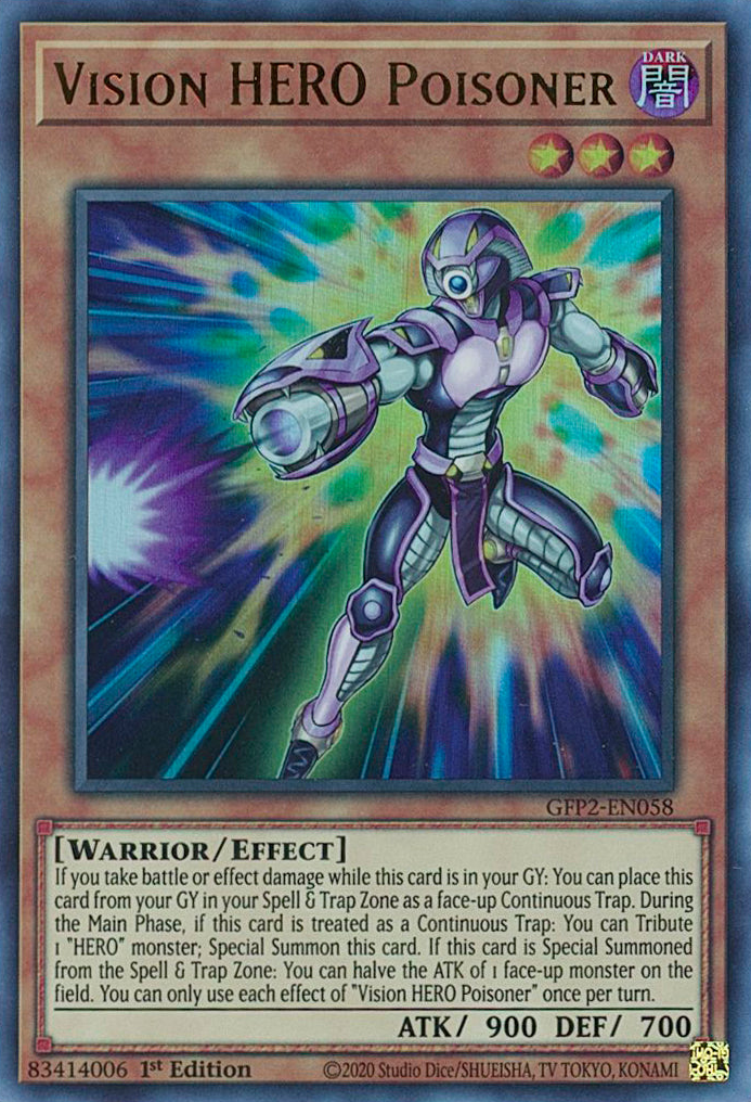 Vision HERO Poisoner [GFP2-EN058] Ultra Rare | Enigma On Main