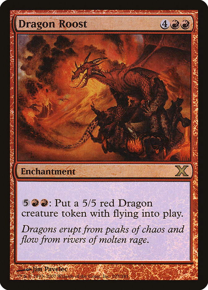 Dragon Roost (Premium Foil) [Tenth Edition] | Enigma On Main