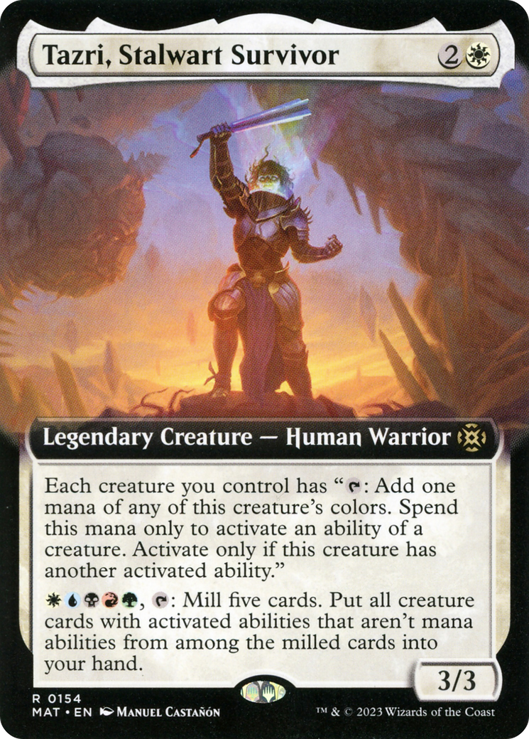 Tazri, Stalwart Survivor (Extended Art) [March of the Machine: The Aftermath] | Enigma On Main