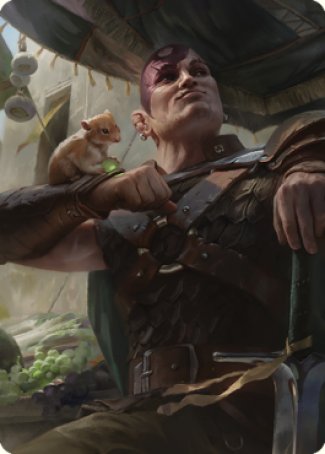 Minsc & Boo, Timeless Heroes Art Card (38) [Commander Legends: Battle for Baldur's Gate Art Series] | Enigma On Main