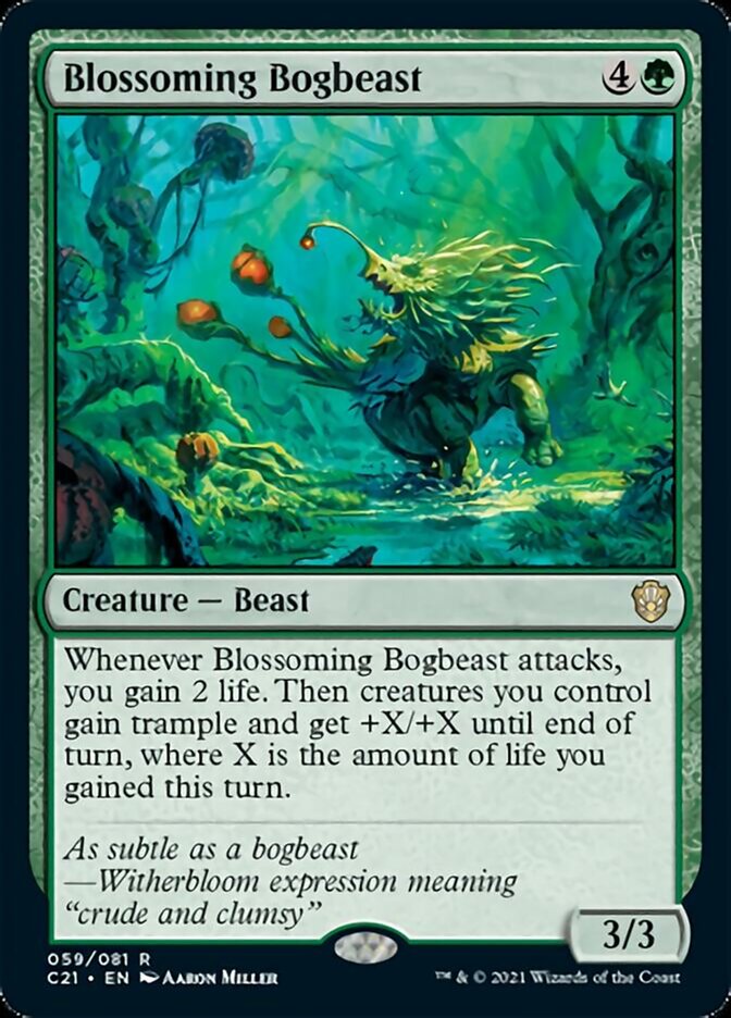 Blossoming Bogbeast [Commander 2021] | Enigma On Main