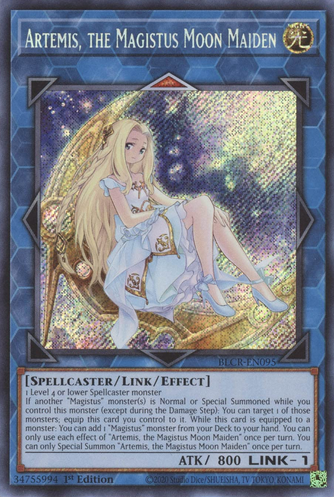 Artemis, the Magistus Moon Maiden [BLCR-EN095] Secret Rare | Enigma On Main