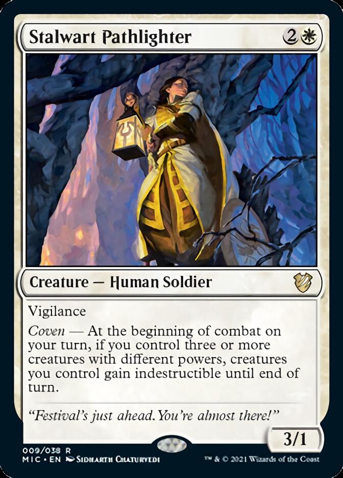 Stalwart Pathlighter [Innistrad: Midnight Hunt Commander] | Enigma On Main