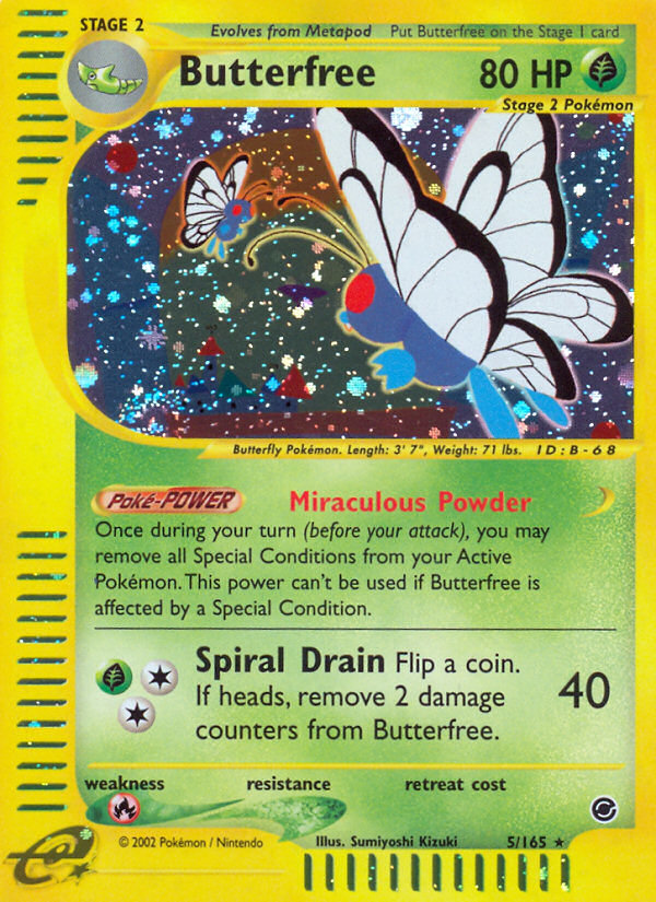 Butterfree (5/165) [Expedition: Base Set] | Enigma On Main