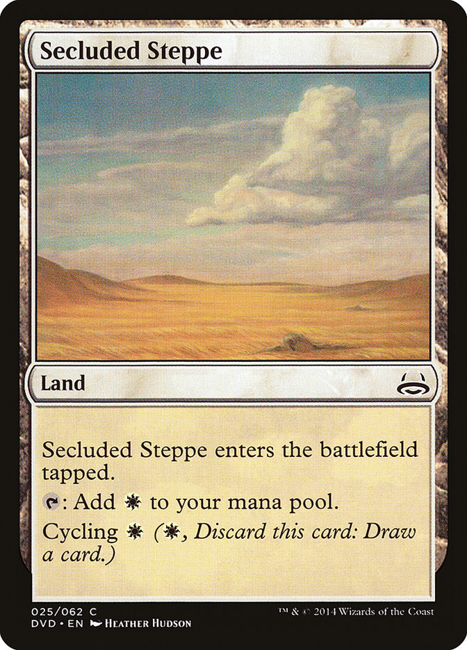 Secluded Steppe (Divine vs. Demonic) [Duel Decks Anthology] | Enigma On Main