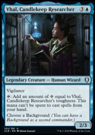 Vhal, Candlekeep Researcher [Commander Legends: Battle for Baldur's Gate] | Enigma On Main