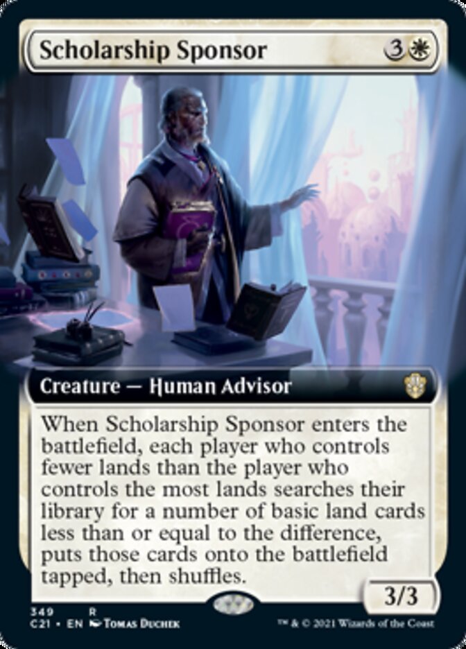 Scholarship Sponsor (Extended) [Commander 2021] | Enigma On Main