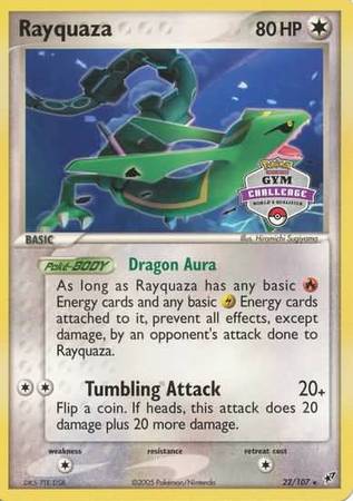 Rayquaza (22/107) (Gym Challenge Promo) [EX: Deoxys] | Enigma On Main