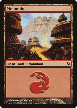 Mountain (76) [Duel Decks: Venser vs. Koth] | Enigma On Main