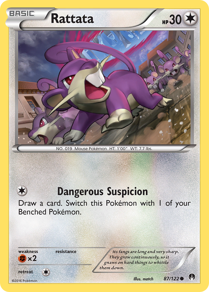 Rattata (87/122) [XY: BREAKpoint] | Enigma On Main