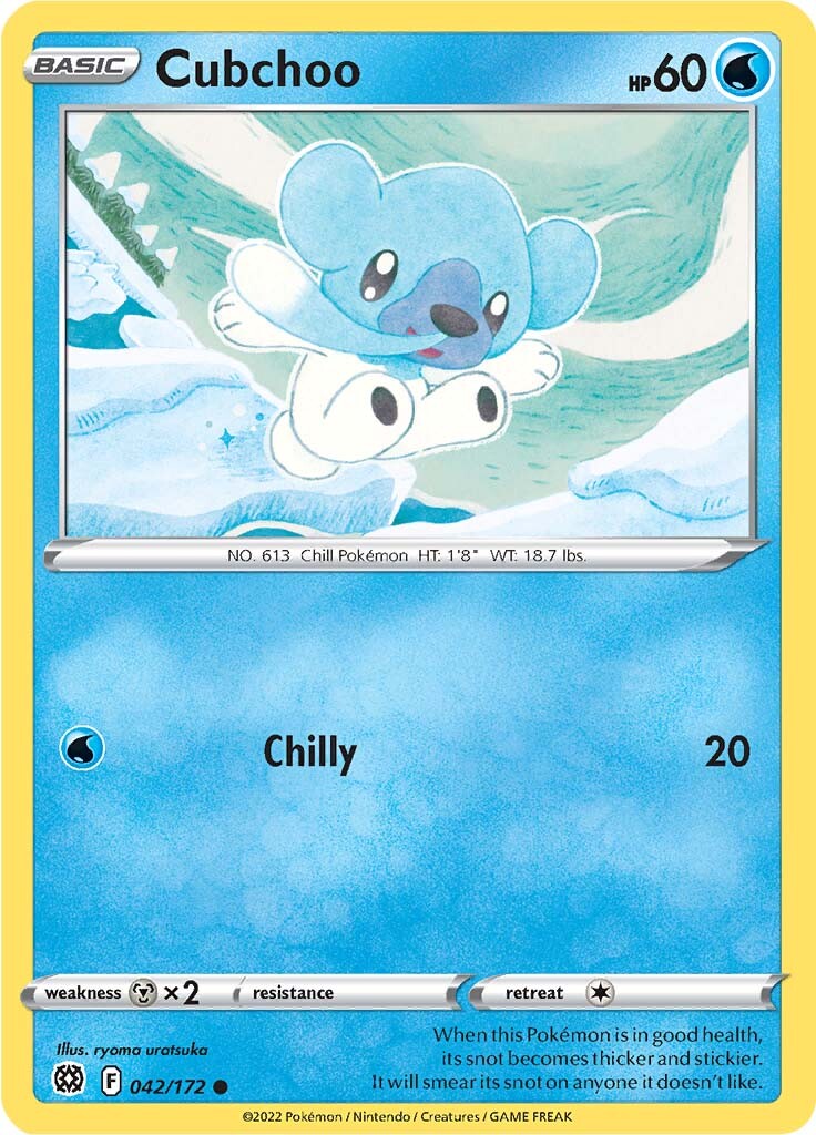 Cubchoo (042/172) [Sword & Shield: Brilliant Stars] | Enigma On Main