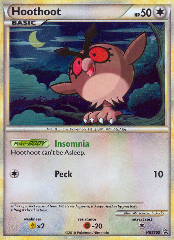 Hoothoot (HGSS05) [HeartGold & SoulSilver: Black Star Promos] | Enigma On Main