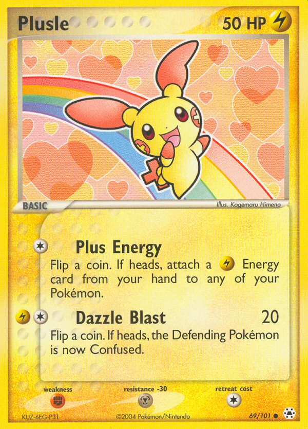 Plusle (69/101) [EX: Hidden Legends] | Enigma On Main