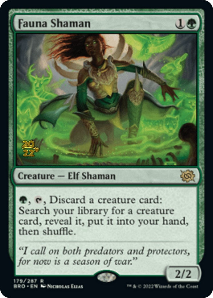 Fauna Shaman [The Brothers' War: Prerelease Promos] | Enigma On Main
