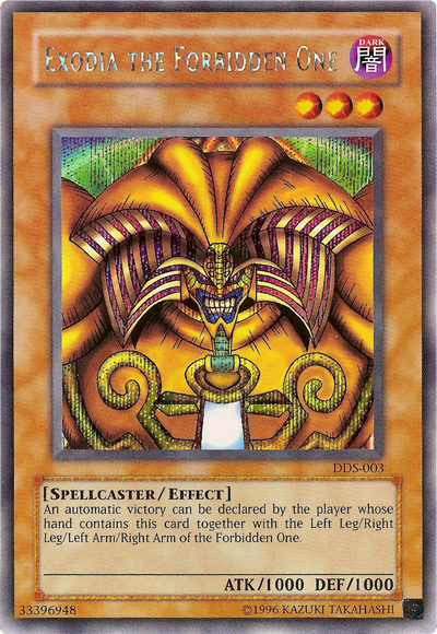 Exodia the Forbidden One (Dark Duel Stories) [DDS-003] Secret Rare | Enigma On Main